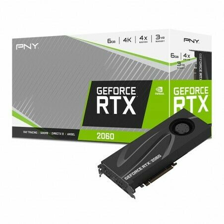 Tarjeta gráfica PNY VCG20606BLMPB NVIDIA GeForce RTX 2060 6 GB GDDR6
